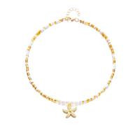ZUJIABAO Collana portatile con perle e stelle marine, con estensione, per uso quotidiano e occasioni speciali, per vacanze al mare, perle, Misura unica, come descritto, come descritto