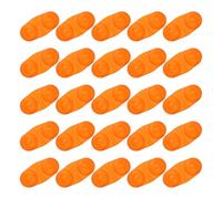 ZUJIABAO Confezione da 25 campane di segnali di pesca alla moda a doppio anello incandescente per il rilevamento preciso dei morsi vari ambienti rapidamente montare strumento