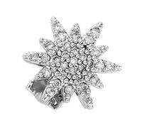 ZUJIABAO Gioielli alla moda a forma esagonale con zirconi per ogni occasione a sei punti stella zirconia Grillzs, One Size, come descritto, come descritto