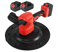 ZUKETANG Cazzuola Elettrica per Cemento E Cemento con Batteria al Litio Senza Spazzole, 48v 1680w Cazzuola per Pavimenti in Cemento Manuale Muratori Cazzuola per Intonaco Strumento,2X2500MAH