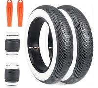 ZUKKA 60TPI 20 pollici Fat Bike Tires Pneumatico Heavy Duty Pieghevole Grasso Bicicletta 20 X 4.0 Fat Bike Guaina per Pieghevole Bead Tire Bicicletta Elettrica Pneumatico Compatibile Wide Mountain