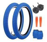ZUKKA Confezione 20 x 2,125 pneumatici per biciclette pieghevoli per bambini e 2 pezzi tubo AV48 mm, valvola compatibile