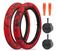 ZUKKA Confezione da 2 pneumatici da bicicletta 30 TPI da 16 pollici, 16 x 2,10, guaina 56-305 Plus, 2 pezzi, tubo da 16 pollici, 16 x 1,75/2,125 AV35 mm, per bicicletta per bambini, MTB, mountain bike