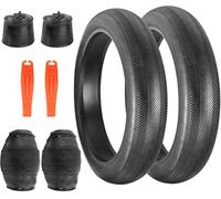 ZUKKA Confezione da 2 pneumatici per bicicletta elettrica da 20 pollici, Heavy Duty, pieghevoli, grassi, 20 x 4,0, rivestimento per bicicletta e 2 pezzi, tubo da 20 pollici, 20 x 4,0 cm, per