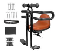 ZUKKA Seggiolino per bicicletta per bambini - Supporto anteriore, Seggiolino anteriore per bambini con barra di sicurezza, Seggiolino per bicicletta per adulti, Seggiolino per bicicletta per neonati