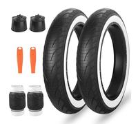 ZUKKA Set di 2 pneumatici per biciclette da 20 pollici, 20 x 4,0 AV35 mm, per e-bike e mountain bike
