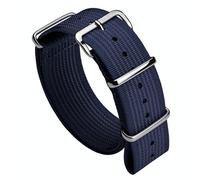 ZULUDIVER Cinturino per orologio in nylon HydraRib, Hera Blue, 20 mm