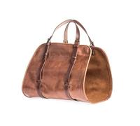 Zuma Eximp Borsa porta legna da ardere in vera pelle fatta a mano in vera pelle porta legna da ardere borsa tote bag porta legna da camino