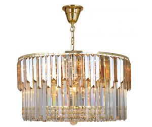Zuma Line Camille lampada sospesa x40 W oro-ambra 19101/16
