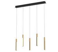 Zuma Line Eliot lampada sospesa 1x25 W nero-legno MD4768-5-3BMT