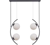 Zuma Line Helix lampada sospesa 4x8 W bianco-nero 5016