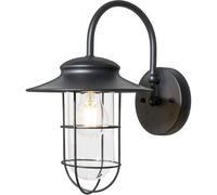 Zuma Line Industrial lampada da parete per esterni 1x60 W nero 17068-WD