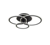 Zuma Line Lunar lampada da soffitto 1x55 W bianco-nero MS238130-BK