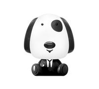 Zuma Line Pies lampada da notte per bambini 1x3 W bianco-nero KDR-606-BL
