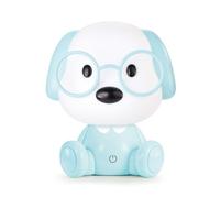 Zuma Line Pies lampada da notte per bambini 1x3 W blu KDR-621-BL