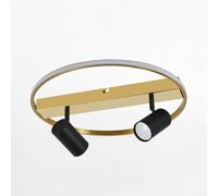 Zuma Line Vienna lampada da soffitto 3x12 W nero-oro CL231045