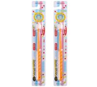 ZUMAHA Compatto Spazzolino da Denti per Bambini in Silicone a 360°, Confezione da 2 spazzolini manuali, Simpatico spazzolino da Denti per Bambini dai 3 Anni in su Ergonomico