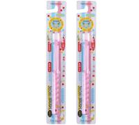 ZUMAHA Compatto Spazzolino da Denti per Bambini in Silicone a 360°, Confezione da 2 spazzolini manuali, Simpatico spazzolino da Denti per Bambini dai 3 Anni in su Ergonomico