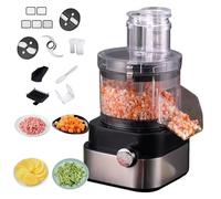 ZUMAHA Cubettatrice Elettrica per Frutta E Verdura, Tagliaverdure, Cubettatrice Elettrica 4 in 1, Robot da Cucina da 600 W, con Stampi per Cubetti da 6/8/10/13/15 Mm,220V