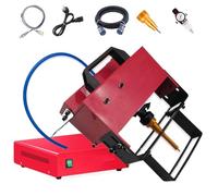 ZUMAHA Macchina per Marcatura Pneumatica Portatile100 * 20mm, Macchina per Marcatura Rotativa Pneumatica Macchina per Marcatura A Micropercussione per Stampante con Numero di Telaio con Codice Vin