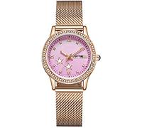 ZUMAHA Nuovo Elegante orologio da donna, orologio da polso con cinturino in acciaio inossidabile, orologio multifunzionale con datario, elegante orologio analogico al quarzo Orologio da polso