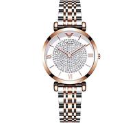 ZUMAHA Nuovo Orologio da donna casual alla moda, orologio da polso con diamanti in cristallo, orologio al quarzo analogico con quadrante di facile lettura, con cinturino squisito Orologio da polso