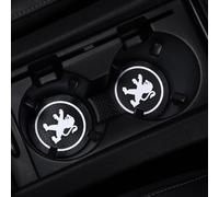ZUMAHA Sottobicchieri Portabicchieri Auto Portabevande per Peugeot 2008 206 207 3008 301 307 308 308S e2008 Accessori interni Sottobicchieri Antiscivolo Acqua Anti-sporco