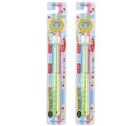 ZUMAHA Spazzolino da Denti per Bambini in Silicone a 360°, Confezione da 2 spazzolini manuali, Simpatico spazzolino da Denti per Bambini dai 3 Anni in su