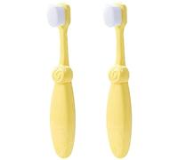 ZUMAHA Spazzolino da Denti per Bambini Ultra Morbido con 10000 setole, Confezione da 2 spazzolino Manuale, spazzolino da Denti per Bambini da 1 a 3 Anni