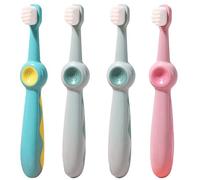 ZUMAHA Spazzolino Micro Nano con 10000 setole morbide, spazzolini da Denti per Bambini da 1 a 12 Anni, Confezione Portatile da 2 spazzolini manuali