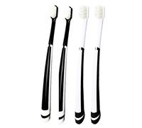 ZUMAHA Spazzolino Ultra Morbido per Adulti/Gravidanza/Junior, spazzolino Manuale a Rotazione, spazzolini con 10000 setole