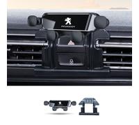 ZUMAHA Supporti Auto Porta Cellulare per Peugeot 508L 2019 2020 2021 2022 2023 2024 Auto Bocchette Aria Porta Telefono Accessori,Blackstyle