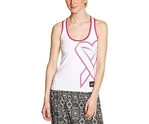 Zumba Top Groove For The Cure Racerback Bianco/Fucsia M