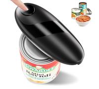ZUMLLOMA Apriscatole Elettrico per Anziani e Cucina - Automatico, Funzione Avvio/Arresto One Touch, Bordo Liscio, Lama Affilata, Portatile, Potente, Ricaricabile, Senza Fili