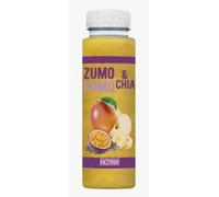 Zumo de Maracuyá con Puré de Frutas y Semillas de Chía, Sabor Tropical, 250 ml, Sin Grasas, Bajo en Calorías, pack 4