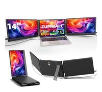 ZUMWALT Prolunga schermo per computer portatile da 14", FHD 1080p, per laptop da 13-16,5"