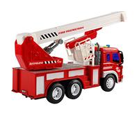 Zunate 1:16 Camion dei Pompieri Macchinina Inerziale Super Realistica per Bambini, Materiale Sicuro e di Alta qualità, Ideale per L'interazione Genitore-figlio (Zunateqwvkxmzie0-10311377)