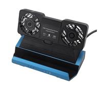 Zunate 10 in 1 Stazione Docking, Ventola di Raffreddamento a Doppio Raffreddamento 4K 60Hz Gigabit Ethernet 4 USB 3.0 PD100W M.2 NVME Slot, con Illuminazione RGB, per Legion Go Claw