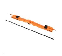 Zunate 2 Pack 2Pcs Golf Swing Trainer Aid Stick Practice | Allenatore Swing Tempo, allenatore per la rotazione delle spalle, attrezzatura sportiva portatile, asta in fibra di vetro