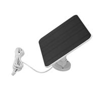 Zunate 2 PC Pannello Solare per Telecamera di Sicurezza, Caricabatterie Solare da 12W con Micro USB, USB C, Porta DC, per Anello Spotlight Cam Plus/Pro, Batteria a Camme di Attacco