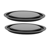 Zunate 2 Pezzi Membrana Riparazione Subwoofer 5,5 Pollici Cestello | Cornice in gomma resistente, driver con telaio in ferro, apertura da 140 mm, restauro fai-da-te, potenziatore delle basse