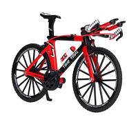 Zunate 2 Pezzi Mini Mountain Bike Modello Lega Giocattolo (rosso) | Statuetta da collezione realistica, ottimo oggetto per l\'apprendimento dei bambini, pezzo forte per lo scaffale