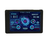 Zunate 3.5 Pollici IPS USB Mini Schermo CPU GPU Monitor Dati Temperatura, Display Pannello Sensore Computer PC con Cavo Scheda Madre 4 Pin, per Windows, per RPi, per