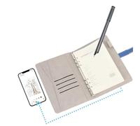 Zunate 3 in 1 Set di Notebook Digital Smart Pen, Sincronizzazione della Digitalizzazione in Tempo Reale Converti in Testo BT Digital Notebook con Smart Pen Compatibile con e Smartphone (BLUE)