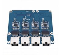 Zunate 4 Gigabit Ethernet PCIe Card for RasPi 5, Stable Network Transfer Expansion, Plug and Play No Driver Required for Pi 5 Network Upgrade