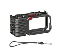 Zunate Action 6 Camera Cage, Heavy Duty Aluminum Alloy Cage Kit with Quick Release Button & Road Grip Handle for Outdoor Adventures