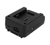 Zunate Adattatore Batteria con Attacco a V, Piastra Batteria Convertitore con Attacco a V per Utensile Elettrico con D Tap USB C PD 100 W Ingresso Uscita per Apparecchiature di Il