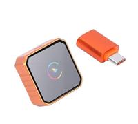 Zunate Adattatore per Auto Wireless, Adattatore per Auto Cubo 2 in 1 Configurazione Semplice Supporto Plug and Play per Dongle per Android Cablato a Wireless Riconnessione (modello di colore)