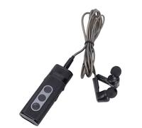 Zunate Amplificatore per Cuffie, Interruttore di Guadagno Audio Stereo da 3,5 Mm con Regolazione Manuale del Volume, Fornisce un Suono Chiaro per la Conversazione (BLACK)
