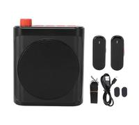 Zunate Amplificatore Vocale Wireless da 15 W Altoparlante Bluetooth 5.4 Ricaricabile con 2 Microfoni Lavalier Magnetici Riproduzione 25 Ore Riduzione del Rumore ANC per Conferenze di (BLACK)